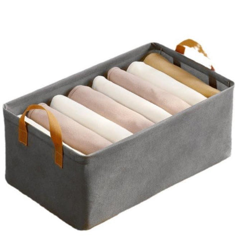 Clothes storage box steel frame storage box household fabric storage box clothing pants underwear foldable storage box image