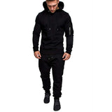 2 Pieces Tracksuit Men's Military Hoodie Sets Sportswear Camouflage Muscle Man Autumn Winter Tactical Sweatshirts and Pants 4XL