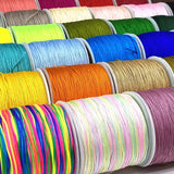 10yards 0.8mm Nylon Cord Thread Chinese Knot Macrame Cord Bracelet Braided String DIY Tassels Beading String Thread #ZZ04