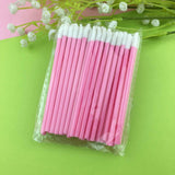 50pcs Disposable Make Up Lip Brush Lipstick Gloss Wands Applicator Makeups Lip Brushes Portable Extension Cosmetic Beauty Tool