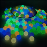 6/8/10/12mm Luminous Beads For Jewelry Making Glow In The Dark Acrylic Beads Bracelet Beaded Necklace DIY Woman Men Hole 2mm