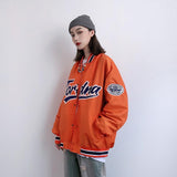 2021 new ladies plus size jacket Korean version loose plus velvet thick sweater student ins baseball uniform tide