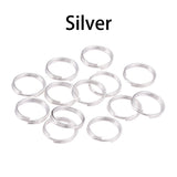 50-200pcs/bag 4 5 6 8 10 12 mm Open Jump Rings Double Loops Split Rings Connectors For Diy Jewelry Making Findings Accessories