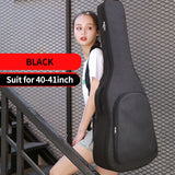 36 39 41 Inch Guitar Bags Waterproof Oxford Bass Case Portable Guitar Backpacks Thicken Pad Rucksack Wearable Solid Bag XA292M