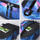 2020 Blue Starry kids backpack school bags for boys with Anime Backpack For Teenager Kids school backpack mochila