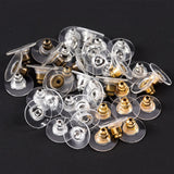 100pcs/Lot Rubber Ear Backs Stopper Earnuts Stud Earring Back Supplies For DIY Jewelry Findings Making Accessories Wholesale