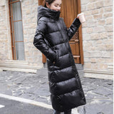 2021 Hot Coat Jacket Winter Women Hooded Parkas Hight Quality Female Winter White Duck Down Female Thick Warm Down Coat