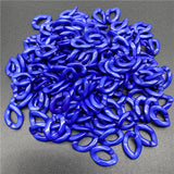 50pcs/Lot 16mm*11mm Acrylic Twisted Chains Assembled Parts Beads For Jewelry Making DIY Bracelet Necklace Earrings Accessories