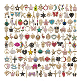 10/20Pcs Mixed Cartoon Animal Tree Enamel Charms Beads For Jewelry Making Diy Pendant Neacklace Bracelet Accessaries