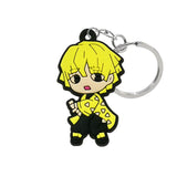 1PCS PVC Key Chain Cartoon Figure Anime Key Ring Key Holder Kids Toy Pendant Keychain Jewelry Keys Decoration Trinkets Accessory