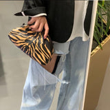 2020 Fashion Day Clutch Dumpling Bag zebra Holographic Cloud Bag Clip Purse Bag Women Pleated Baguette Pouch Totes Handbag