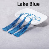 30Pcs 70mm Hanging Rope Silk Tassel Fringe For DIY Key Chain Earring Hooks Pendant Jewelry Making Finding Supplies Accessories