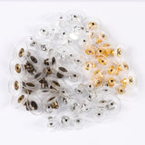 100PCS Rubber Ear Back Stoppers - Essential Earring Accessories