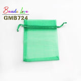 50pcs/lot 5x7cm 7x9cm 9x12cm 10x15cm Drawstring Organza Bags Jewelry Packaging Bags Candy Wedding Bags Wholesale Gifts Pouches