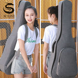 36 39 41 Inch Guitar Bags Waterproof Oxford Bass Case Portable Guitar Backpacks Thicken Pad Rucksack Wearable Solid Bag XA292M