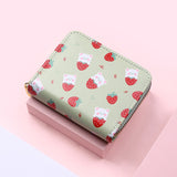 2021 New Women Cute Cartoon Wallet Small Zipper Girl Brand Designed Pu Leather Coin Purse Female Card Holder