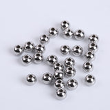 30-100Pcs/Lot Stainless Steel Bracelet Big Hole Beads Diy Handicraft Accessories Findings Loose Spacer Beads For Jewelry Making