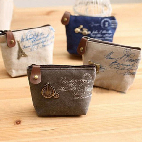 2021 Fashion Womens Lady Kid Coin Wallet Lady Small Mini Coin Pouch Zipper Money Key Earphone Line Mini Coin Purse Card Holder image