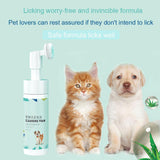 150ml Shower Gel For Dogs Foot Washing No Scrubbing Foot Sole Cleaning Foot Care Teddy Cats Paw Washing Pet Foot Cleansing Foam