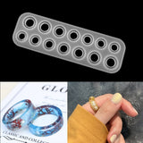 1Pcs Rings Resin Epoxy Molds Mixed Size Silicone Casting Molds Tool For DIY Jewelry Making Findings Supplies Accessories