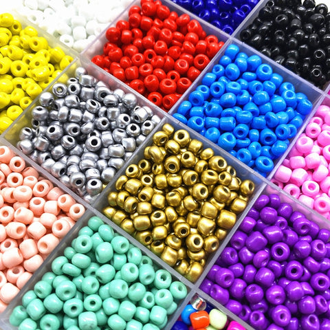 200pcs 4mm Charm Czech Glass Seed Beads DIY Bracelet Necklace Beads For Jewelry Making DIY Earring Necklace image