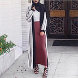 8 Colors 105cm Womens&#39; Elegant Modest Muslim Islamic Warm Pencil skirt New Bandage Skirt Women Ankle-Length Long Skirts WJ2264