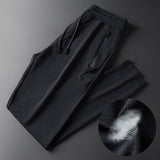 2021 Men&#39;s Casual Breathable Pencil Pants Flat Male 9 Point Joggers Fitness Black Grey L-9XL Plus Size Quick Dry Sweatpants