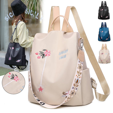 2021 Waterproof Oxford Women Backpack Fashion Anti-theft Women Backpacks Print School Bag High Quality Large Capacity Backpack image