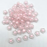 30pcs 12mm Matting Acrylic Sunflowers Beads Loose Spacer Beads for Jewelry Making DIY Handmade Accessories (Hole:3.0mm)