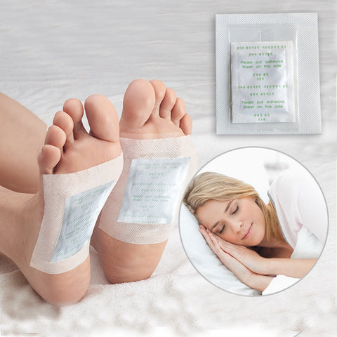 100pcs/5box Detox Foot Patchs With（50pcs Patch+50pcs Adhesives）Medical Feet Detox Patch Detoxify Toxins Foot Patches Keep Health image