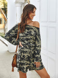 2020 spring and summer camouflage casual jumpsuit