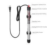 110v-220v EU US Adjustable Temperature Thermostat Heater Rod Submersible Aquarium Fish Tank Water Heat 25W/50W/100W/200W/300W