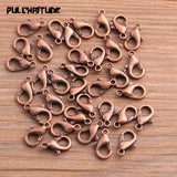 50pcs 8*12mm 7 Color Lobster Clasp Hooks For DIY Necklace Bracelet Chain Fashion Jewelry Making Findings