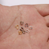 30-100pcs 4.5x4mm Wire Protectors Wire Guard Guardian Protectors loops U Shape Accessories Clasps Connector For Jewelry Making