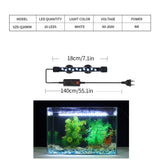 90-260V Aquarium Light LED Waterproof Fish Tank Clip Light Underwater Decor Lighting Submersible Lamp Plant Grow Lamp 18-58 CM