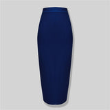 13 Colors New Fashion Women Sexy Pink Yellow Bandage Skirt Elastic Elegant Pencil Skirts 78cm