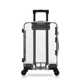 20&quot;22&quot;24&quot;26&quot; Inch Brand Transparent Trolley Bag Travel Suitcase Cabin Rolling Luggage On Wheels