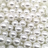 4-12mm Round ABS Cheap Shape Imitation Pearls White Beads Handmade DIY Bracelet Jewelry Accessories Making Wholesale