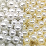 4-12mm Round ABS Cheap Shape Imitation Pearls White Beads Handmade DIY Bracelet Jewelry Accessories Making Wholesale