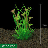 2017 New 13cm Underwater Artificial Aquatic Plant Ornaments For Aquarium Fish Tank Green Water Grass Landscape Decoration