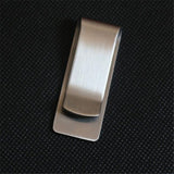 1PC High Quality Stainless Steel Metal Money Clip Fashion Simple Silver Dollar Cash Clamp Holder Wallet for Men Women