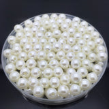 4mm-20mm White Ivory Imitation Pearls Round Pearl Spacer Loose Beads DIY Jewelry Making Necklace Bracelet Earrings Accessories