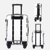 20&quot;22&quot;24&quot;26&quot; Inch Brand Transparent Trolley Bag Travel Suitcase Cabin Rolling Luggage On Wheels