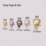 50pcs/lot  Jewelry Findings Alloy  Lobster Clasp Hooks For Jewelry Making Necklace bracelet Chain DIY Supplies Accessories