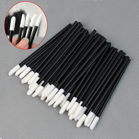 50 Pcs Disposable Lip Brush Eyelash Makeups Brushes Lash Extension Mascara Applicator Lipstick Wands Set Cosmetic Makeup Tools image