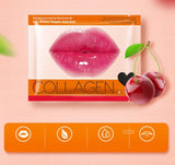 10pcs Cherry lip mask Collagen lip gel tape Moisturizing Essence Lip Care Pads Anti Ageing Wrinkle lips Patch