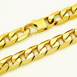 100% Stainless Steel Bracelet 6/8/12 mm 8 Inches Curb Cuban Chain Gold Color Bracelets for Men Women Free Shipping Factory Offer