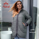 2021 new winter jacket women zipper Hooded Plus Size female jacket coat autumn 5XL clothes solid warm parka clothing hot AM-2075