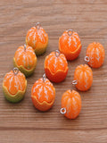 10Pcs 16 Styles Mix Fruit Animals Flowers Sieve Resin Earring Charms Diy Findings Keychain Bracelets Pendant For Jewelry Making