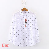 2020 NEW White Shirt Casual Wear Button Up Turn Down Collar Long Sleeve Cotton Blouse Embroidery Feminina HOT Sale T8D427M